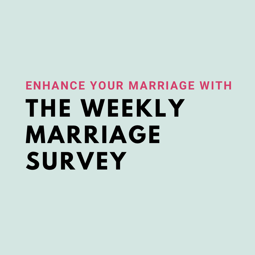 The Weekly Marriage Survey