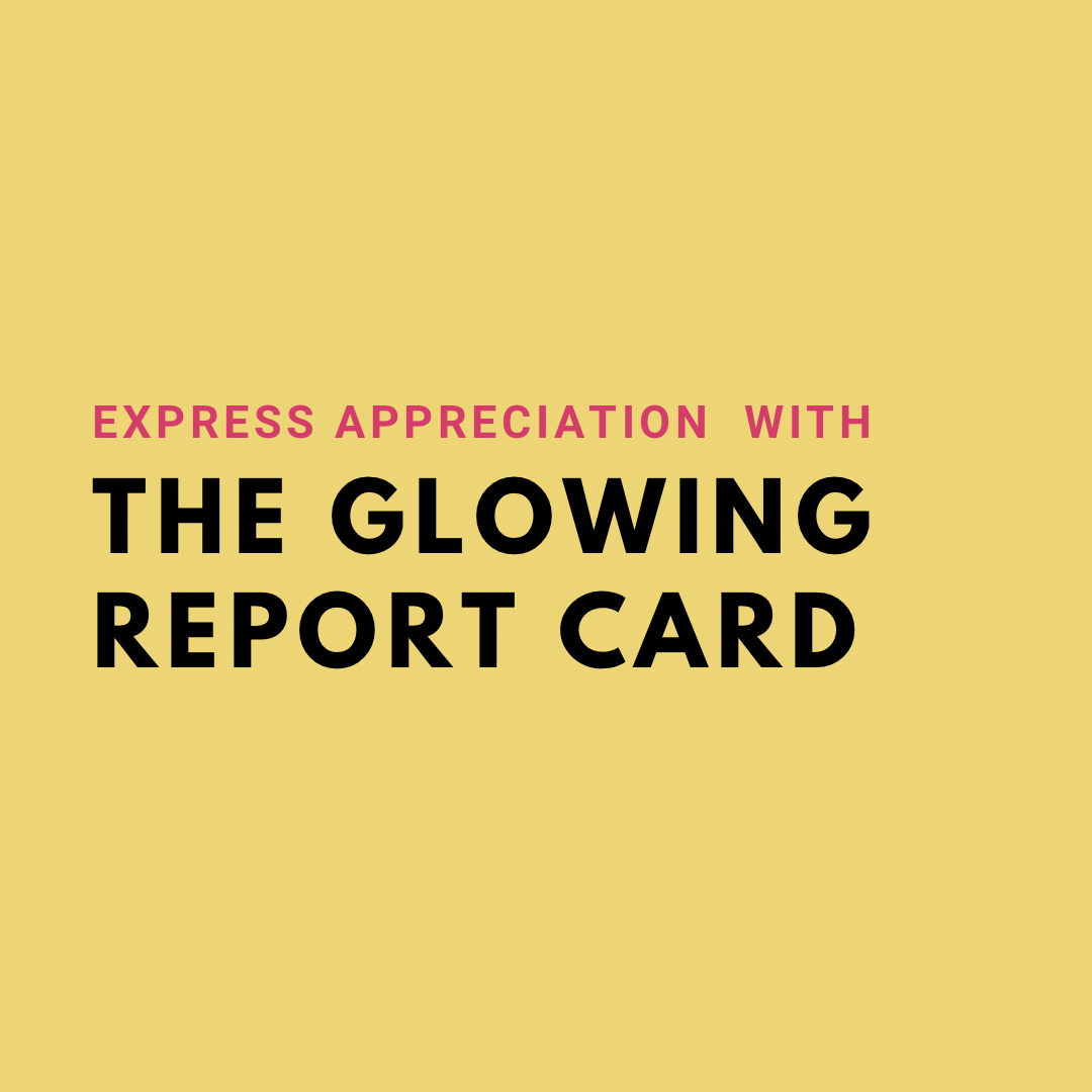 Glowing Report Card Printable